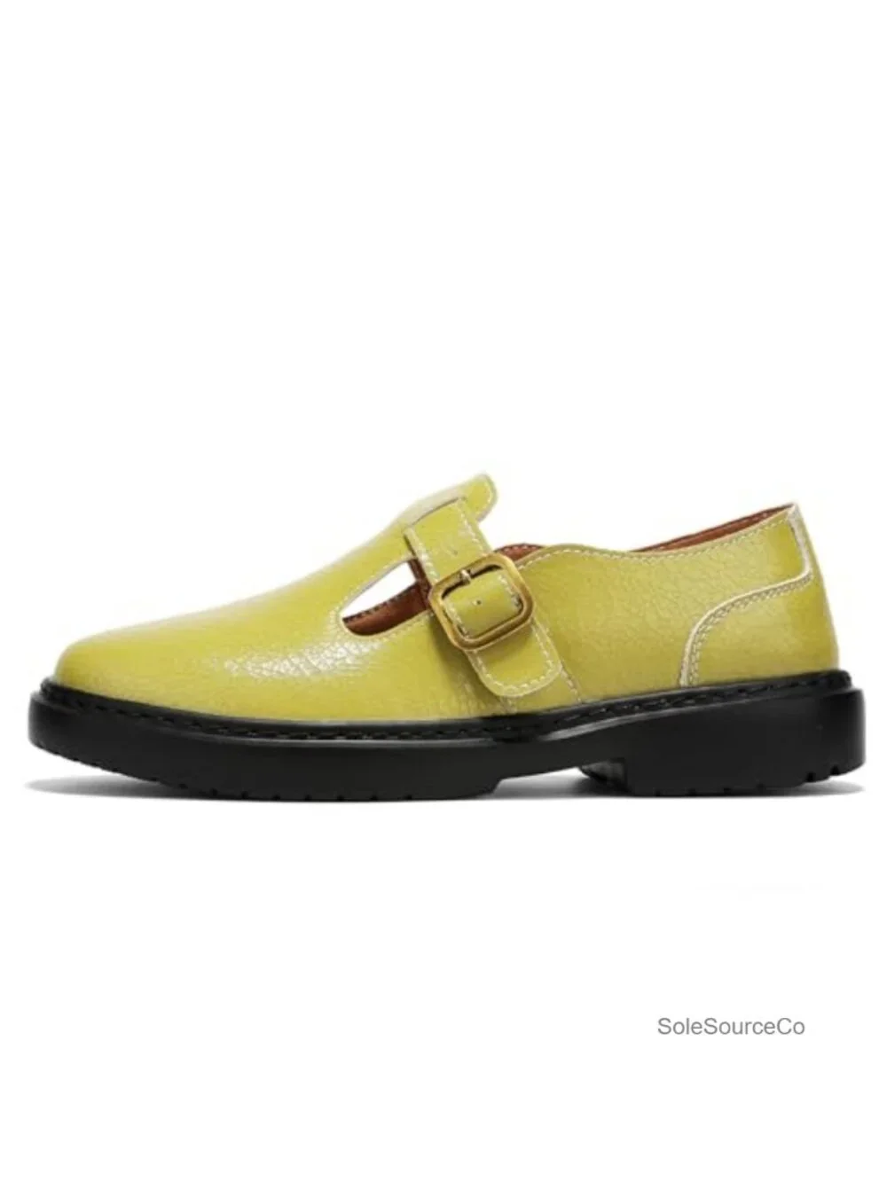 Women's Mary Jane Flats Shoes Faux Leather Buckle Comfort Walking Shoes
